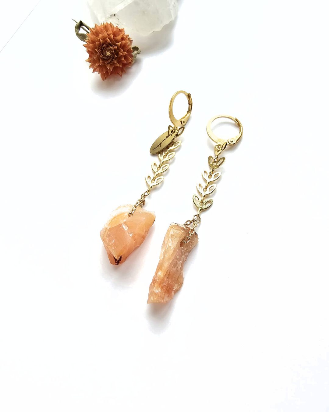 Boucles d’oreilles Cornaline