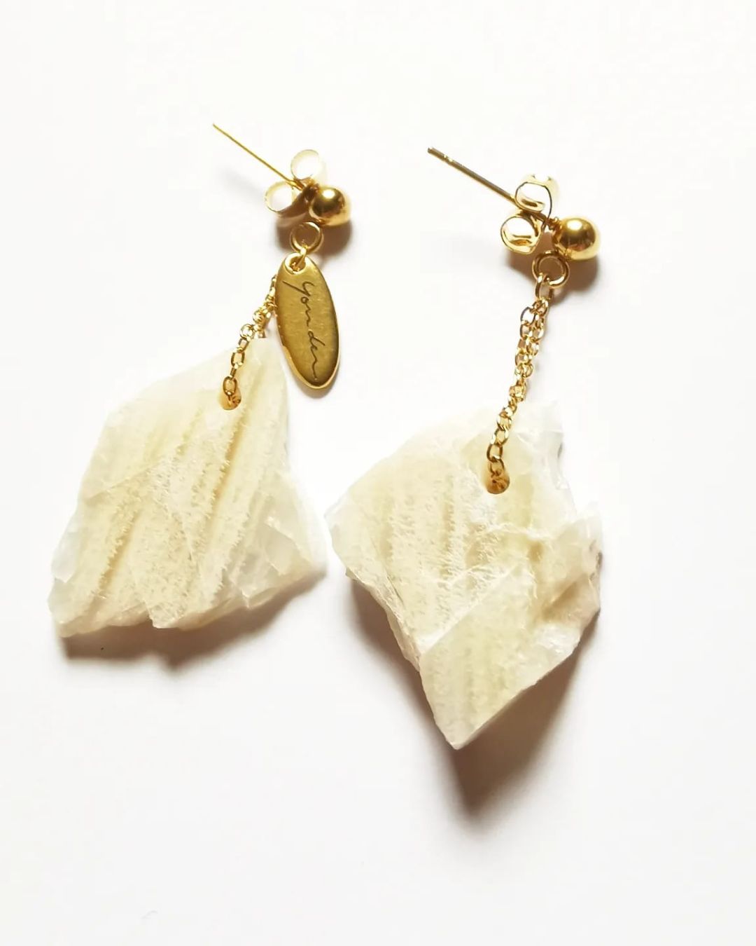 Boucles d'oreilles Feldspath