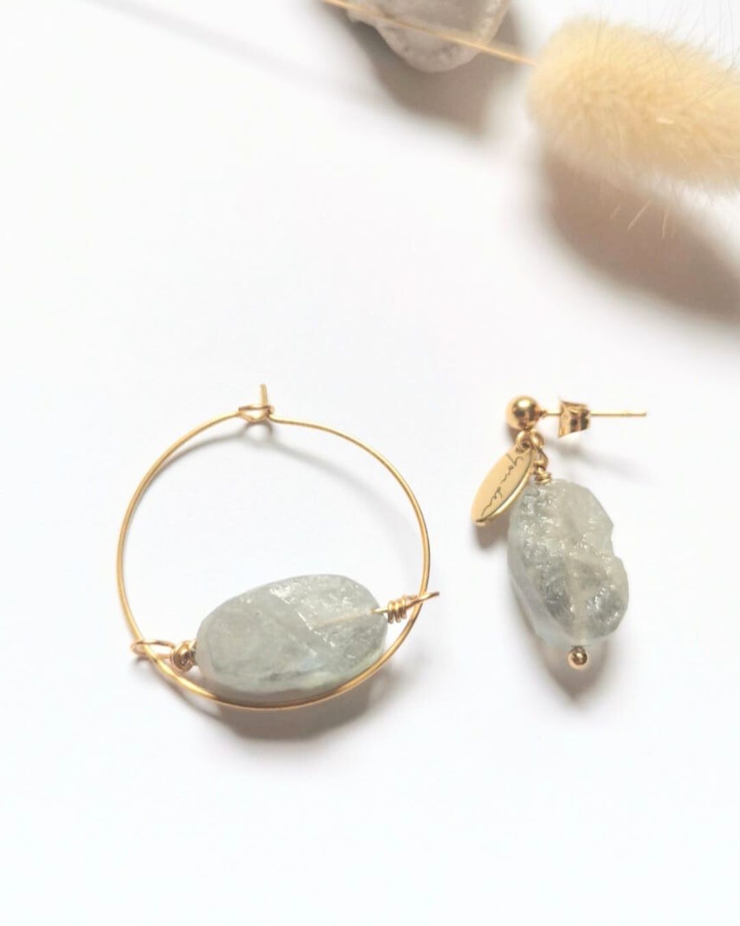 Boucles d'oreilles Labradorite