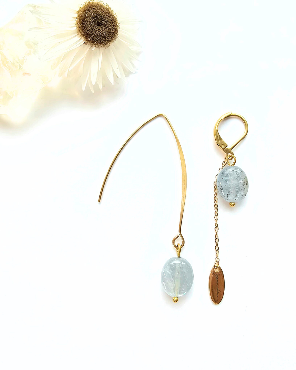 Boucles d'oreilles Cyanites