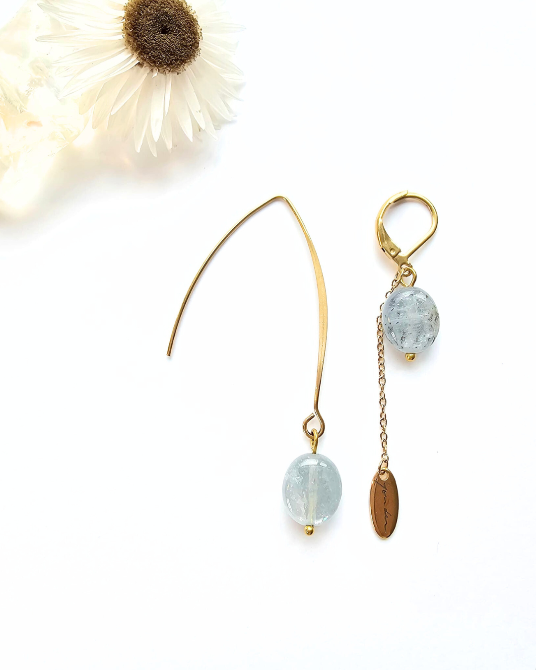 Boucles d'oreilles Cyanites