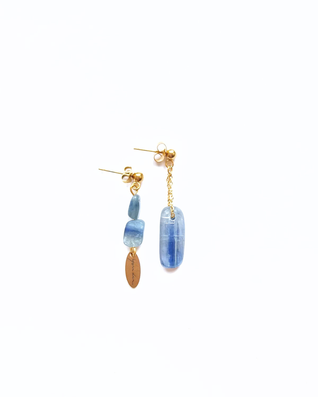 Boucles d'oreilles Cyanite