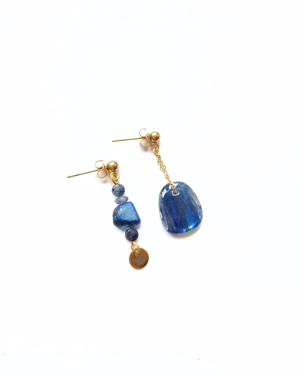 Boucles d'oreilles Cyanite
