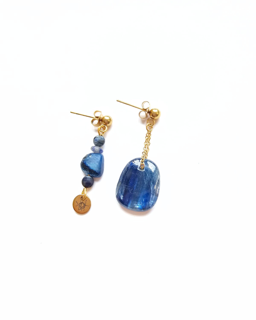 Boucles d'oreilles Cyanite
