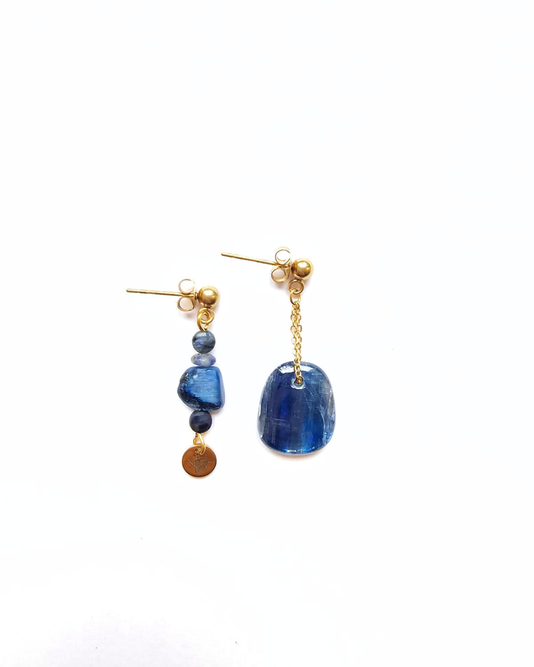Boucles d'oreilles Cyanite