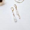 Boucles d'oreilles cristal de roche – Image 3