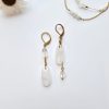 Boucles d'oreilles cristal de roche